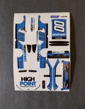 2024 Custom Cole Custer #00 High Point 1/64 Peel & Stick Decals