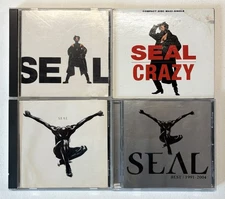 4x Seal CD Lot (Self-Titled, Crazy - Maxi Single, Best 1991-2004)