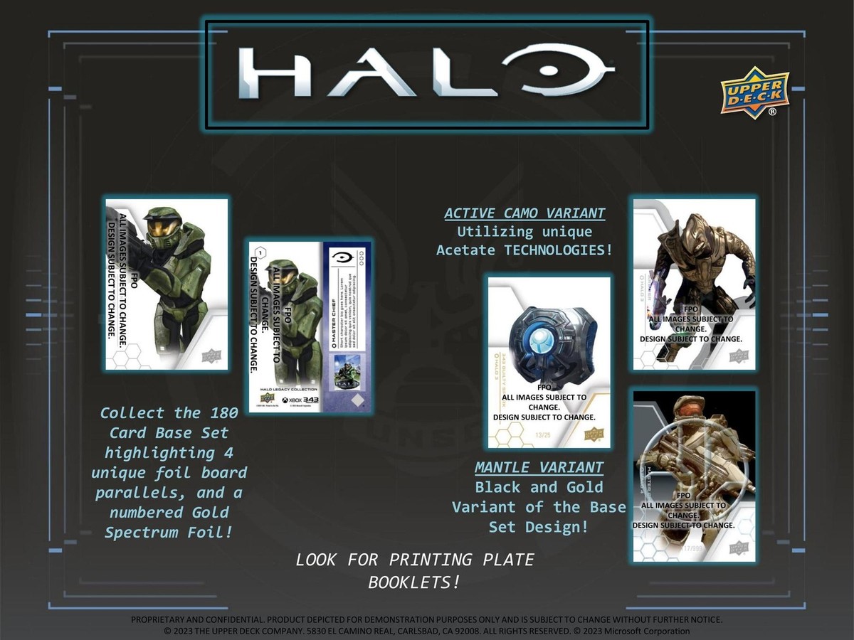 HALO: LEGACY COLLECTION TRADING CARDS HOBBY BOX (UPPER DECK 2023