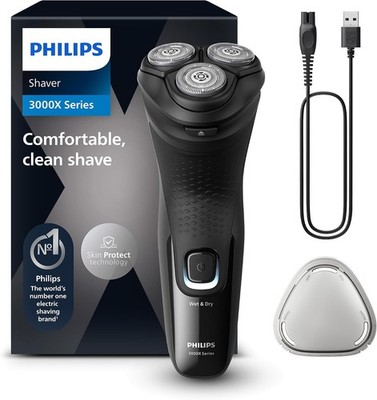 Philips Shaver Series 3000X   Elektrischer Rasierer für Herren