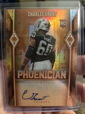 2025 NFL Phoenix Phoenician Charles Grant Autograph Rookie Card | SSP CASE HIT . rookie card picture