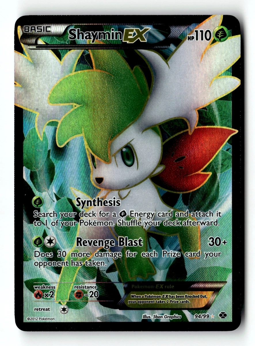 Shaymin Pokémon TCG Next Destinies Ultra Rare Individual