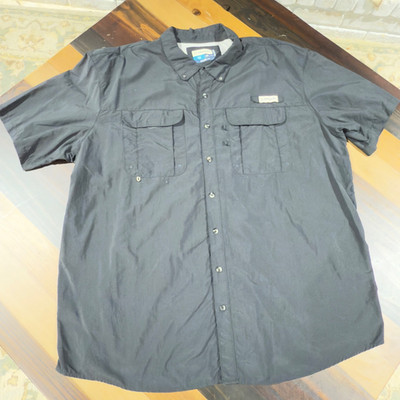 Magellan Outdoors Men's Shirt Relaxed Fit Fish Gear Moisture-Wicking Vented 3XL