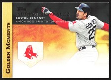 2012 Topps Golden Moments (Series 2) Adrian Gonzalez #GM-40 Boston Red Sox