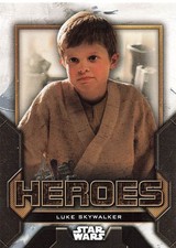 2023 Topps Star Wars Obi-Wan Kenobi Heroes Luke Skywalker #H-10