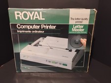 Vintage ROYAL Computer Printer Letter Master. In Original Box