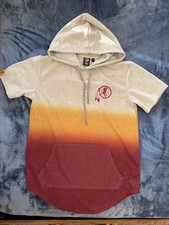 Washington Redskins Short sleeve Ombr NFL Hoodie Size Small Men s
