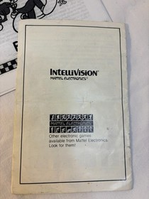 BURGERTIME & DINER Game Cartridges Intellivision Tested w/ One Original Manual