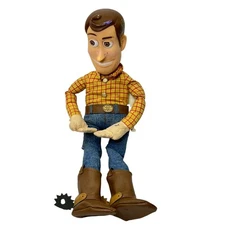 Disney Pixar Thinkway Toys Sheriff Woody Toy Story Action Figure Dressed 21-Inch
