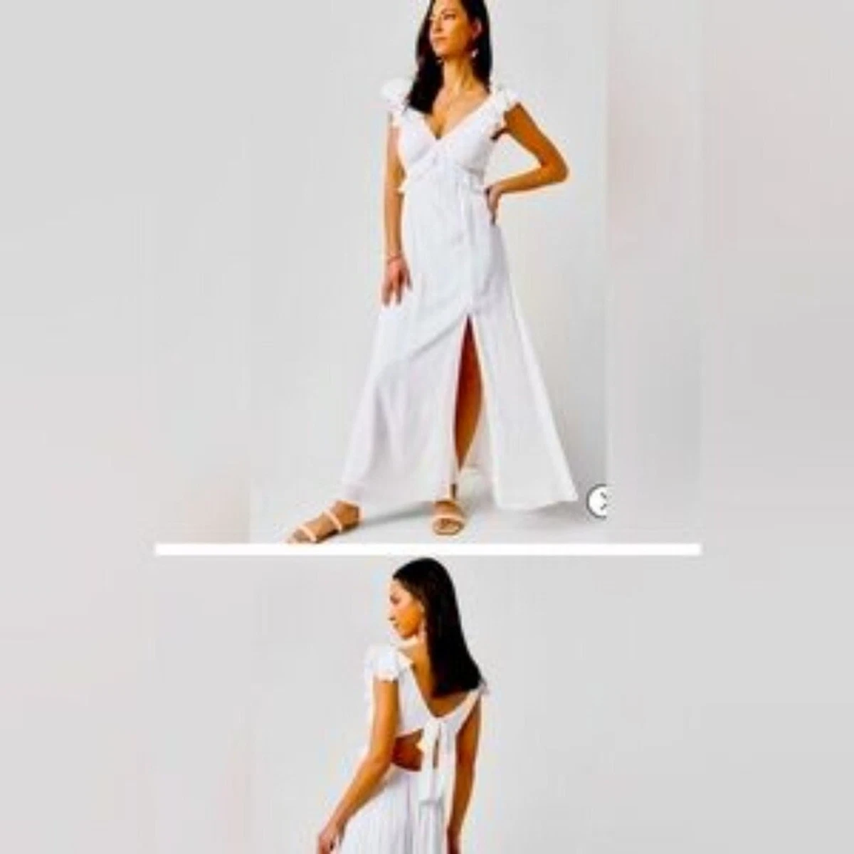 long flowy black dresses Flowy Black Maxi Dress with Side Slits – Reistor