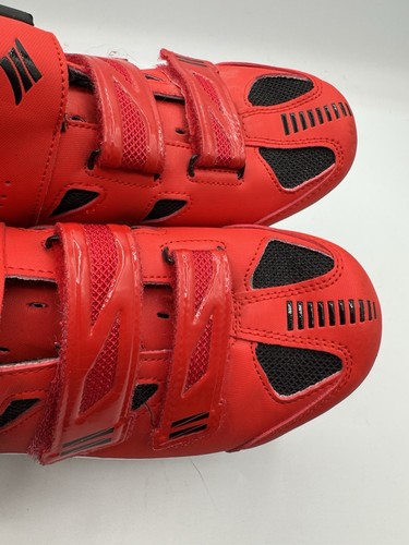 Santic Red Road Cycling Shoes Mens Size 7 US - Picture 9 of 11
