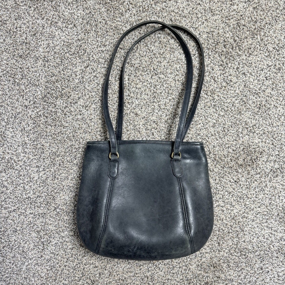 Vintage COACH #9996 Black Leather 