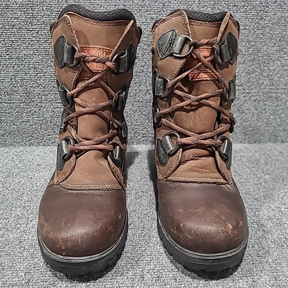 Timberland 77015 Invierno/Nieve Botas Impermeables Hombre Talla 7 M EE. UU. Raro Marrón Foto 2 de 4