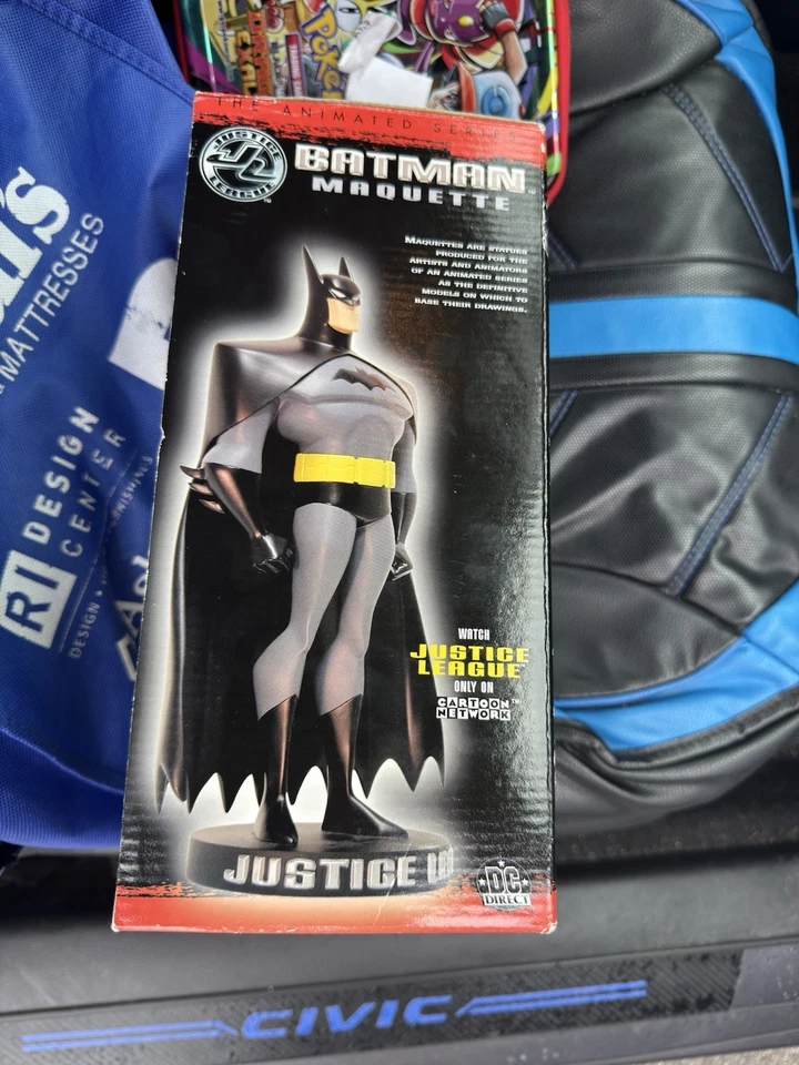 DC Direct Liga de la Justicia Batman Maqueta Estatua 2002 Edición Limitada 5362/8500 Foto 2 de 4