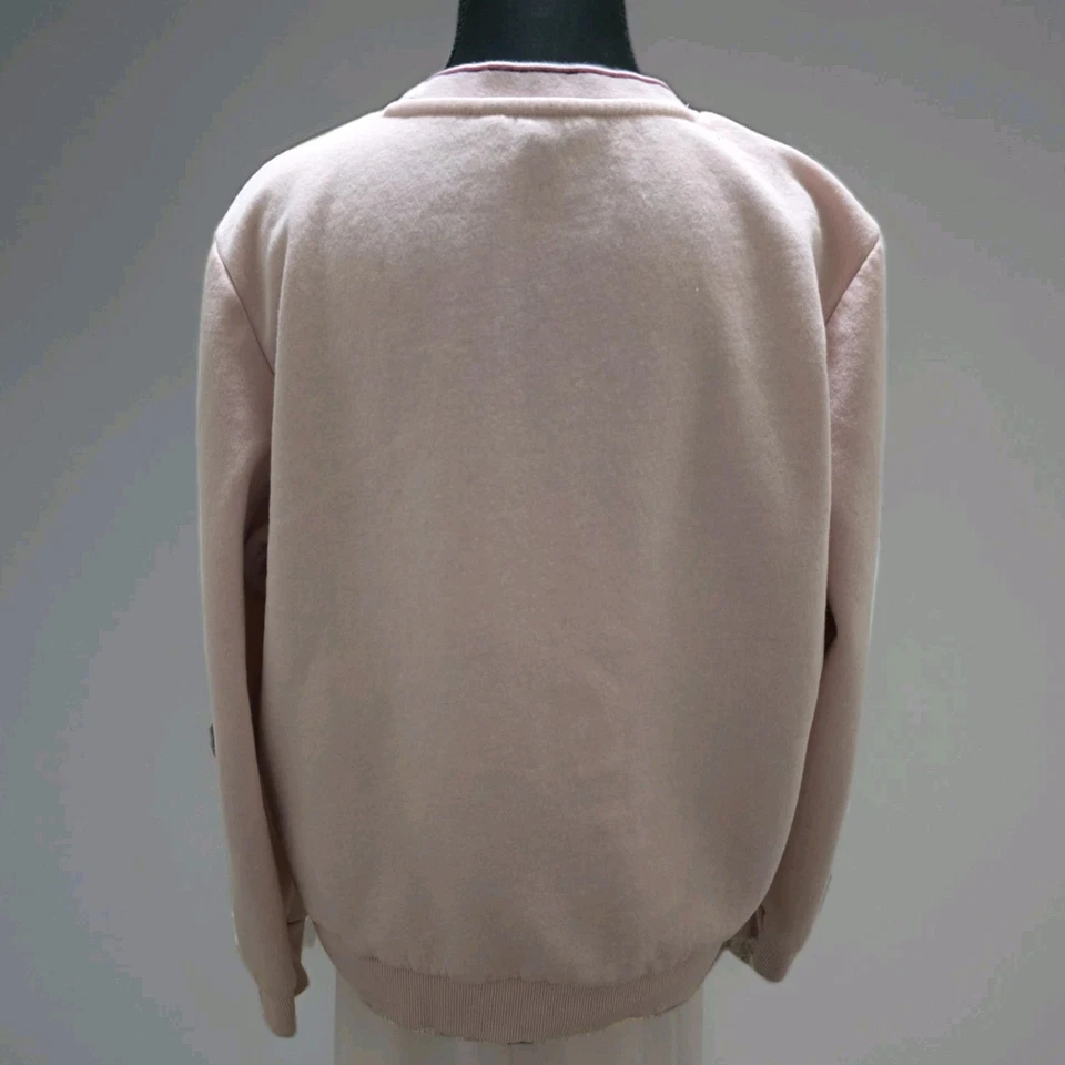 Женская толстовка Tommy Hilfiger розовая размер L - Изображение 3 из 4