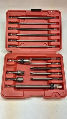 Mac Tools 15 Piece Quick-Change Fastener Drive Tool Automotive Bit Set *USA*