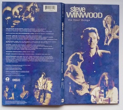 STEVE WINWOOD, The finer Things 4-CD Set in Long-Box und Booklet 
