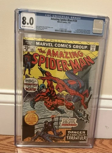 Amazing Spider-Man #134 1974 CGC 8.0