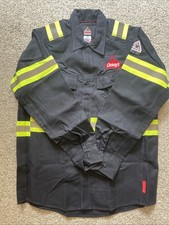 Bulwark FR IQ Series Long Sleeve Reflective Work Shirt Casey s Men's Size M-Reg