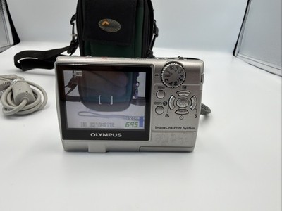 Olympus Stylus 760 7.1MP Digital Camera - Silver for sale online