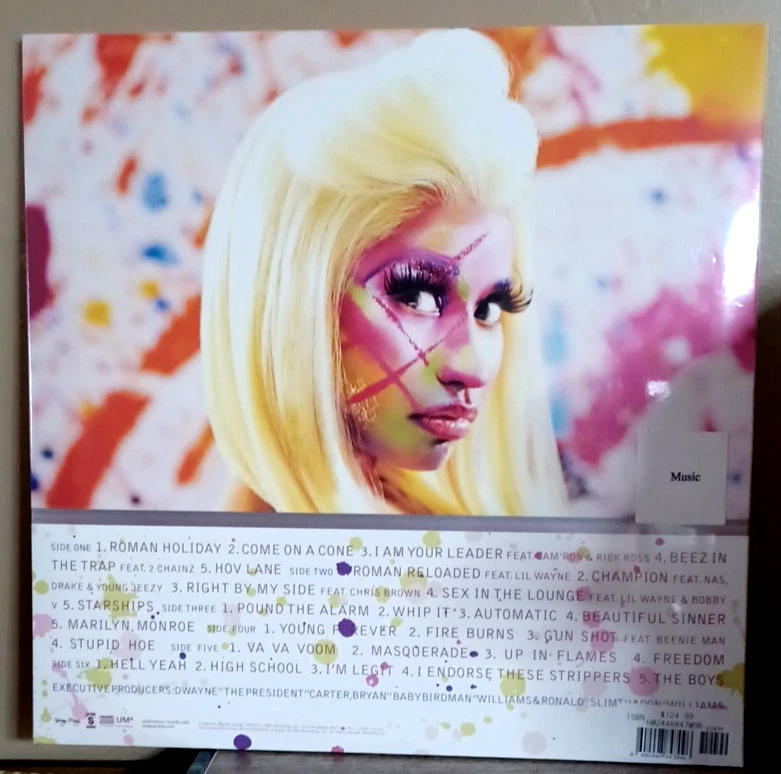 Nicki Minaj Pink Friday - Roman Reloaded - Deluxe Edition Triple LP - NEW/SEALED - Image 3 of 3