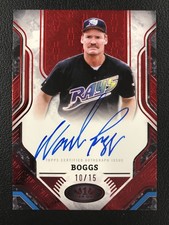 2025 Topps Tier One #PPA-WB Wade Boggs Prime Performers Autographs Red Foil /15