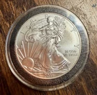 2011 Silver Eagle Walking Liberty Silver Dollar, Uncirculated in Capsule