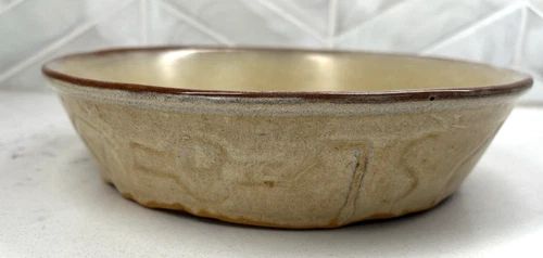 Vintage Frankoma Pottery Bowl 8" 94N Desert Gold