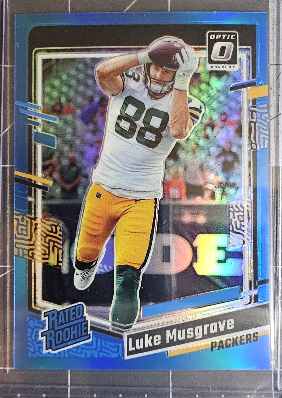 2023 Panini Donruss Optic - Rated Rookie Luke Musgrave #241 Aqua Prizm /299 (RC)