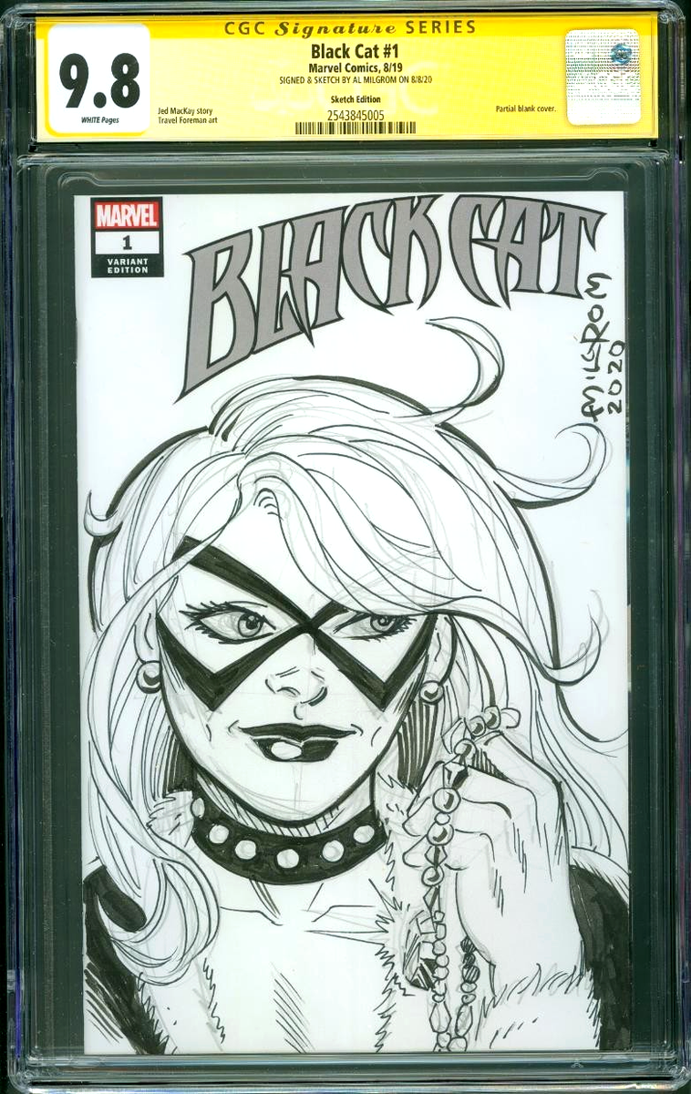 漫画   BLACK  CAT  サイン CGC 9.8 SS Black Cat #5 'trade dress' JSC