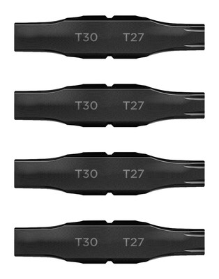Galvanox Torx T30 T25 Double-Ended Bits for Leatherman Multi-Tools (4-Pack)