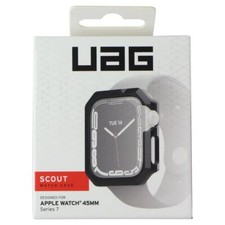 Urban Armor Gear Scout Watch Case for Apple Watch 45mm Series 9/8/7 - Black