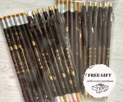 12 Pack Eyebrow Pencil Davis Waterproof Eye & Lip Liner colour 003 & 018 & 01