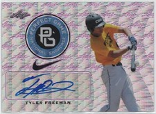 Tyler Freeman #1/1   SSP  2016 RC Auto Pink P G Cleveland Guardians actived