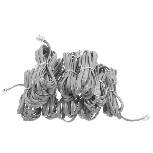 10 Pcs Telephone Connection Cable Electronics Communications Coil Cord - Photo 8/12