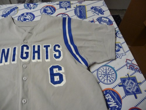 Camiseta deportiva de béisbol vintage de los 90 Charlotte Knights usada cosida MILB talla XL - Imagen 4 de 11