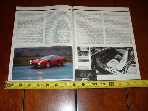 Ferrari Testarossa 1985 artículo original - Imagen 2 de 4