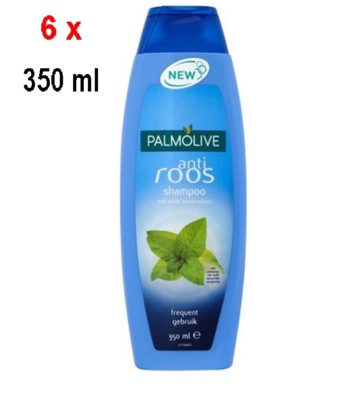 11,81 /L-PALMOLIVE Shampoo ''Anti-Schuppen'' mit Minzextrakt - 6 x 350ml