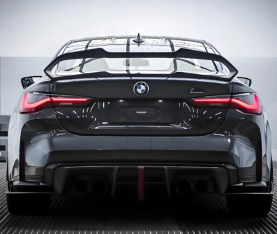 M4 Style Rear Roof Boot Spoiler Lip For BMW 4 Series G22 Coupe 2020+ – Gloss Black ABS