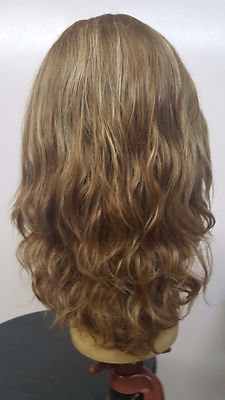 Malky Wig Sheitel 100% European Multidirectional Wig Dirty Blonde 14-8 16'' wavy