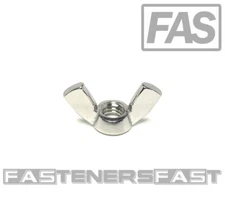 (5) 3/8-16 Stainless Steel Wing Nuts 3/8-16 Butterfly Nuts Bright Finish