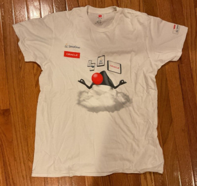 Vintage 2005 Java Oracle JavaOne Developer Conference T-Shirt Sz L