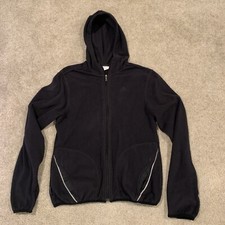 Adidas Climawarm Women's Full Zip Fleece Hooded Running Track Jacket Size L