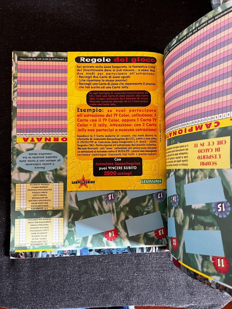 SET COMPLETO + Vuoto Album Panini Supercalcio 95/96 Ronaldo