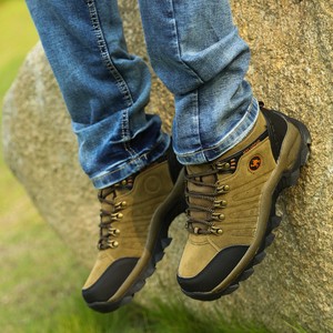 3 C camel hombre para correr para senderismo y atletismo Brown botas  impermeables de mediados de alta | eBay