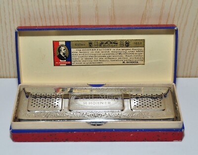 Mundharmonika Triumph M. Hohner 20+20 Made in Germany Vintage 50/60er Jahre