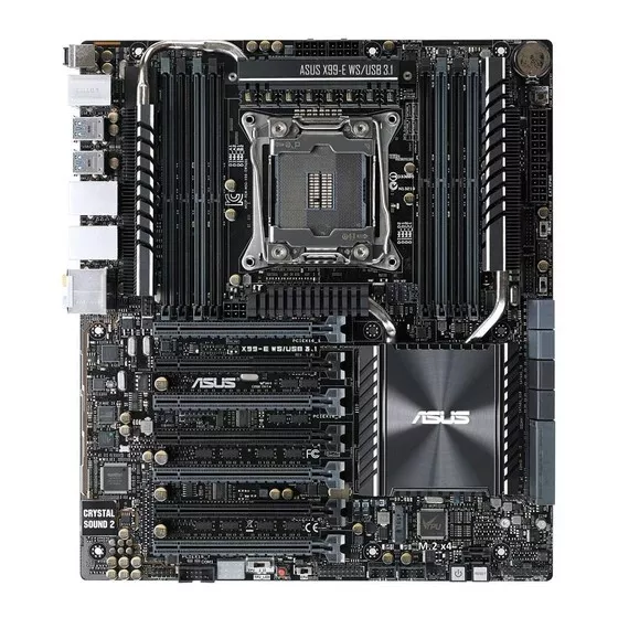 Asus X99 E WS USB3.1 LGA 2011 V3 X99 MOTHERBOARD w E5 1660V3 CPU