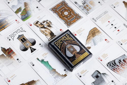 Bicycle Official ARCHITECRUAL WONDERS Playing Cards. Deck/Poker/Magic/Magician - Picture 1 of 8