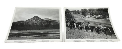 (2) Scenes from 1955 ''Pillars of the Sky'' Native American Universal Pictures