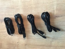  4  BLACK Micro USB Cable, 6ft Long